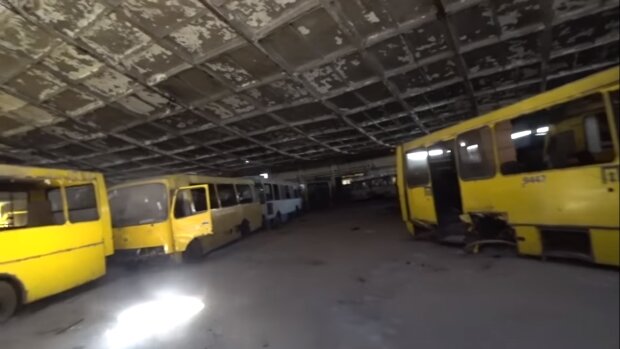 Как в фильмах о конце света: на окраинах Киева нашли заброшенную коллекцию автобусов