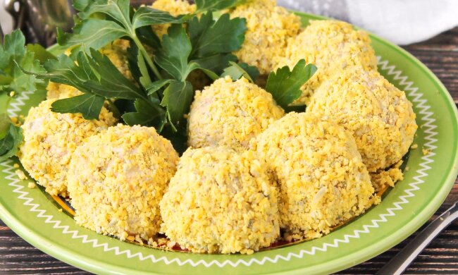 Закусочні кульки "Мімоза"