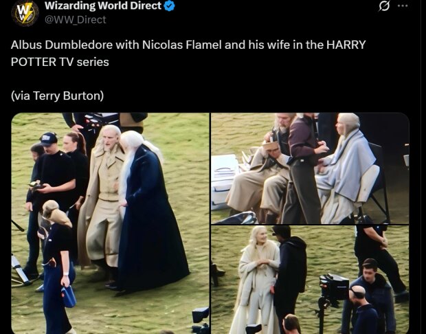Новый Дамблдор в сериале "Гарри Поттер"