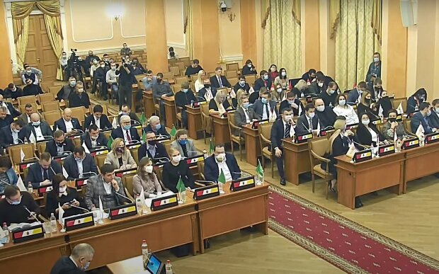 Одесские депутаты. Фото: скриншот YouTube-видео