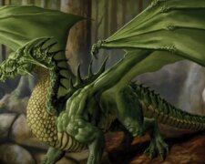 Зеленый дракон: скрин с видео