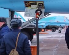 Удар по российской авиабазе: скрин с видео