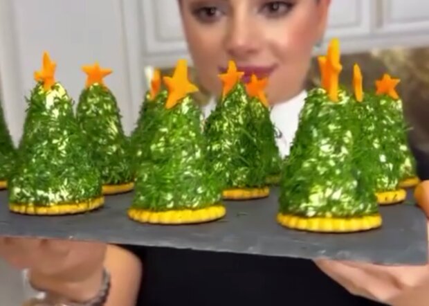 Закуска "Ялинка", кадр з відео