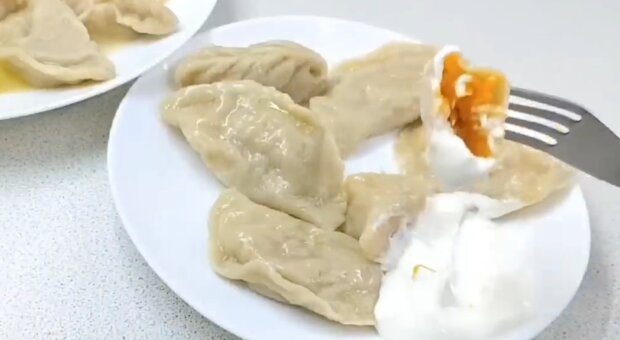 Вареники з гарбузом
