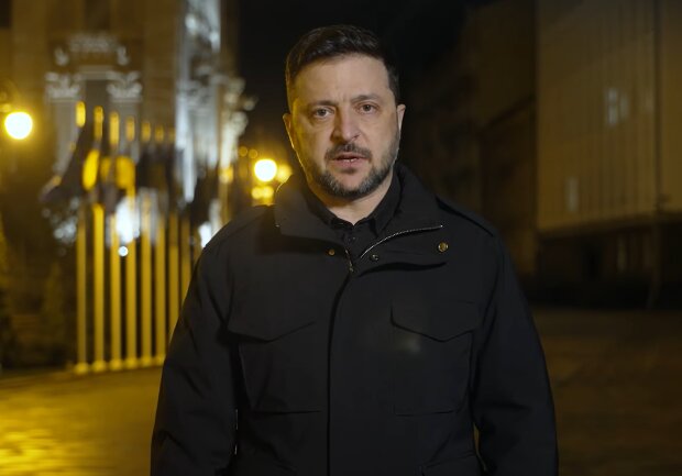 Володимир Зеленський, кадр із звернення