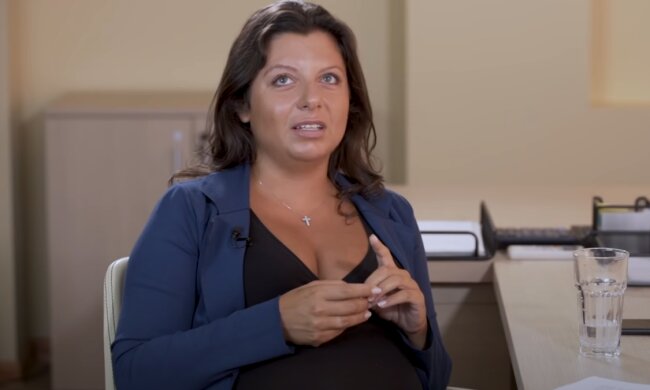 Российская пропагандистка Маргарита Симоньян. Скриншот с видео на Youtube