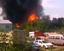 Взрыв на пороховом заводе в Перми. Фото: YouTube