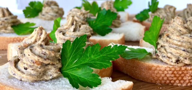 Грибний паштет із хріном