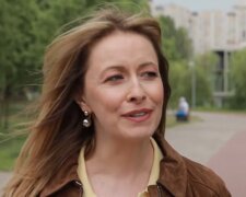 Олена Кравець, кадр з інтерв'ю