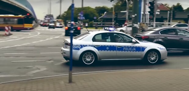 Полиция в Польше. Фото: YouTube