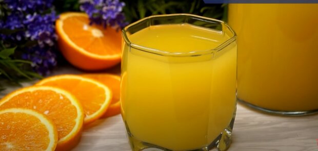 Апельсиновый сок. Фото: скриншот YouTube-видео
