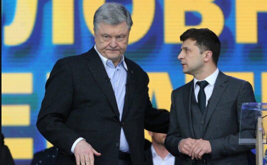 Порошенко и Зеленский.