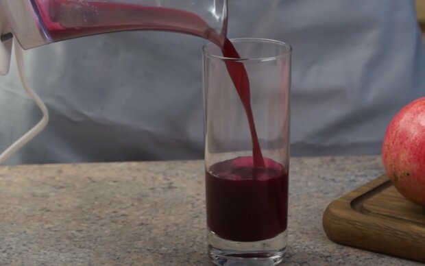 Гранатовый сок. Фото: скриншот YouTube-видео