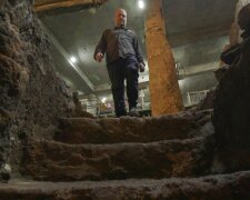 Під Стіною Плачу виявили ритуальну купіль з попелом, кадр з відео