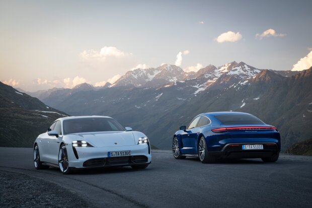 Porsche Taycan и Tesla