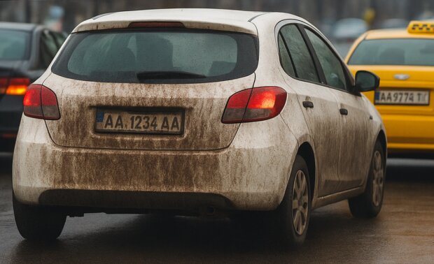 Брудні номера, авто, фото: hyser.com.ua
