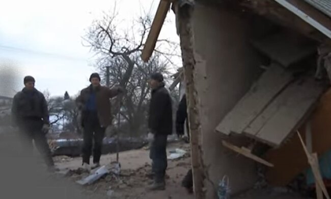 Вибух газу зруйнував приватний будинок, фото: youtube.com