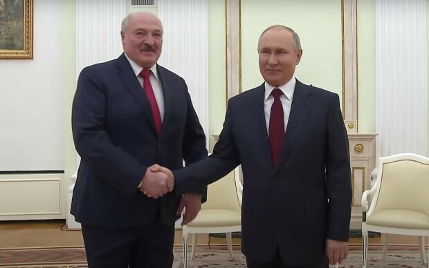 Владимир Путин и Александр Лукашенко. Фото: скриншот YouTube-видео