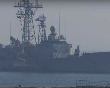Військовий корабель. Фото: скріншот Youtube-відео
