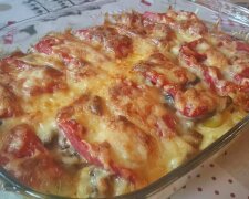 Постная картофельно-грибная запеканка