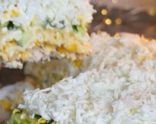 Салат "Сніжок", кадр з відео