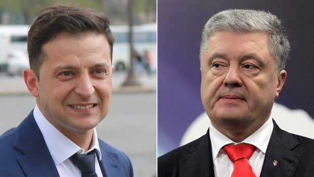 Зеленский и Порошенко