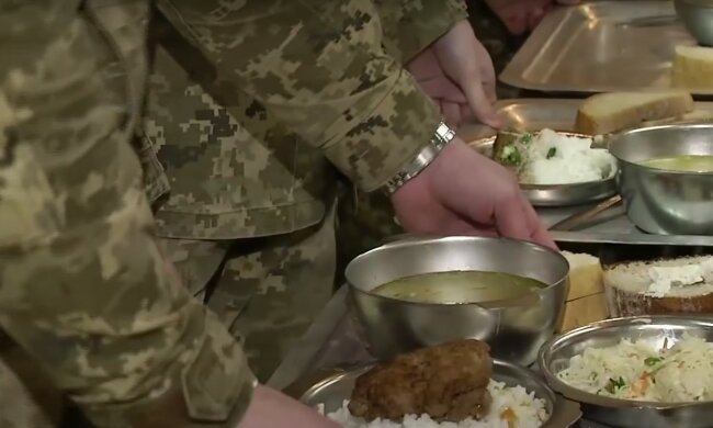 Раціон ВСУ. Фото: скріншот YouTube-відео