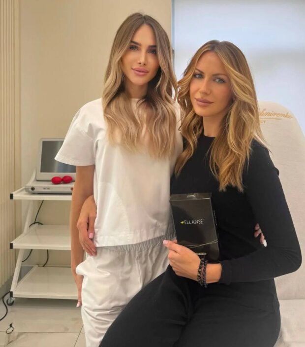 Леся Нікітюк і косметолог