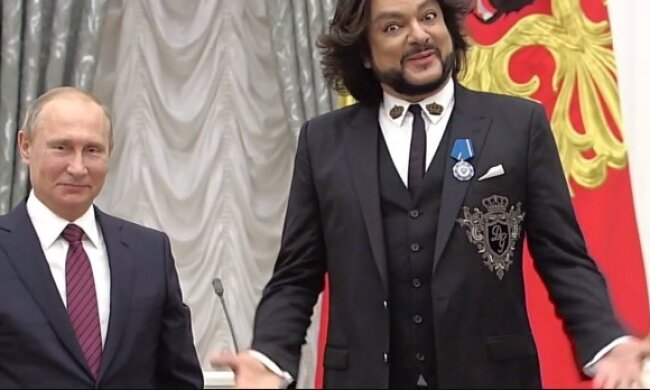Владимир Путин и Филипп Киркоров, фото: youtube.com