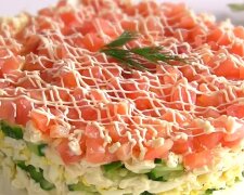 Салат із червоною рибою