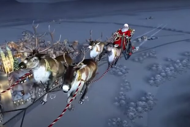 Санта Клаус: скрин с видео