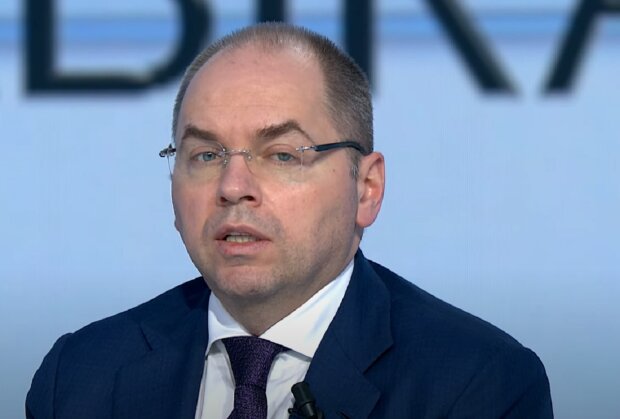 Министр здравоохранения Украины Максим Степанов. Скриншот с видео на Youtube