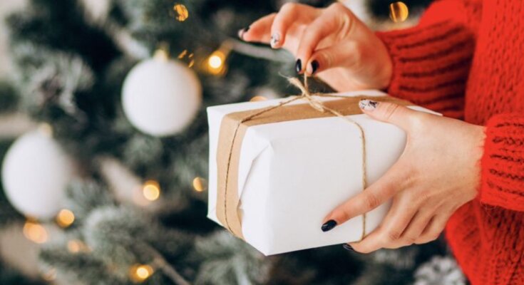 Подарунок, Новий рік, зображення з вільних джерел