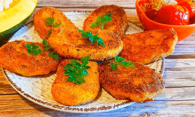 Курячі котлети з гарбузом. Фото: YouTube