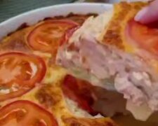 Картопляна запіканка з куркою, кадр з відео