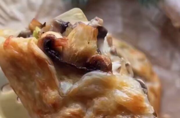 Грибний пиріг, кадр з відео