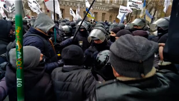 Протесты ФЛП в Киеве. YouTube