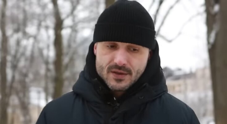 Андрій Федінчик, кадр з інтерв'ю