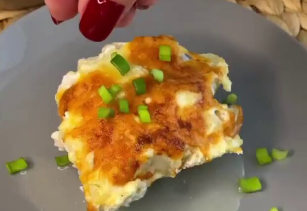 Курица с цветной капустой, кадр из видео