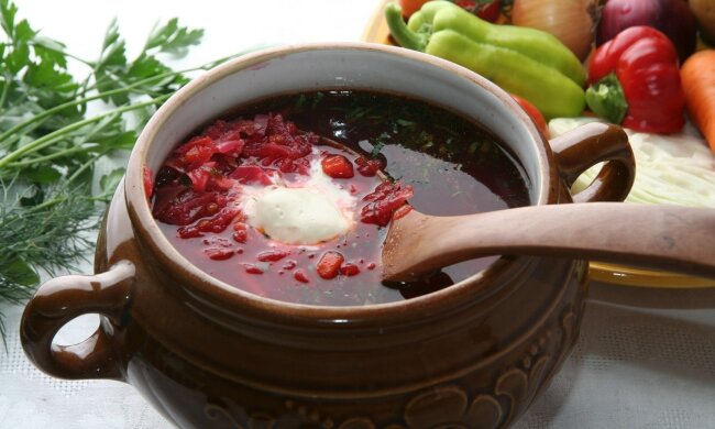 Продукты для борща