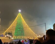 Открытие главной елки Украины. Скриншот видео