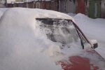 Автомобиль зимой: скрин с видео