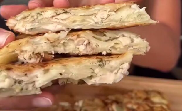 Картопляно-курячий пиріг, кадр з відео