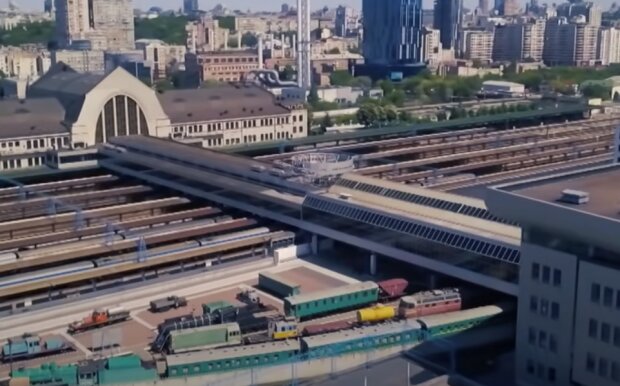 Киевский вокзал: скрин с видео