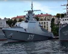 ВМФ РФ у Криму. Фото: скріншот YouTube-відео.