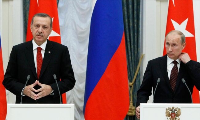 Владимир Путин и Реджеп Эрдоган, фото: youtube.com