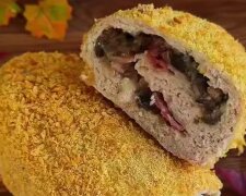 Курячий рулет в аерогрилі, кадр з відео