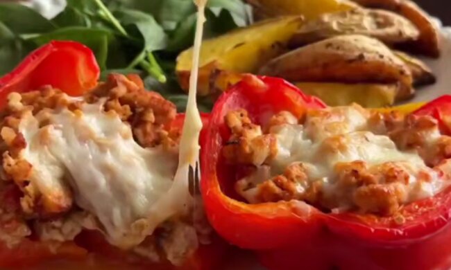 Фаршированные перцы, кадр из видео