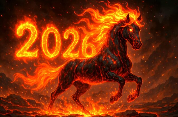 Символ 2026 року, Червоний Кінь, зображення: Pinterest