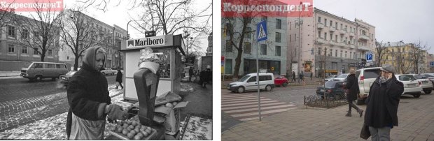Тогда и сейчас. Фотопроект Киев, Павел Пащенко